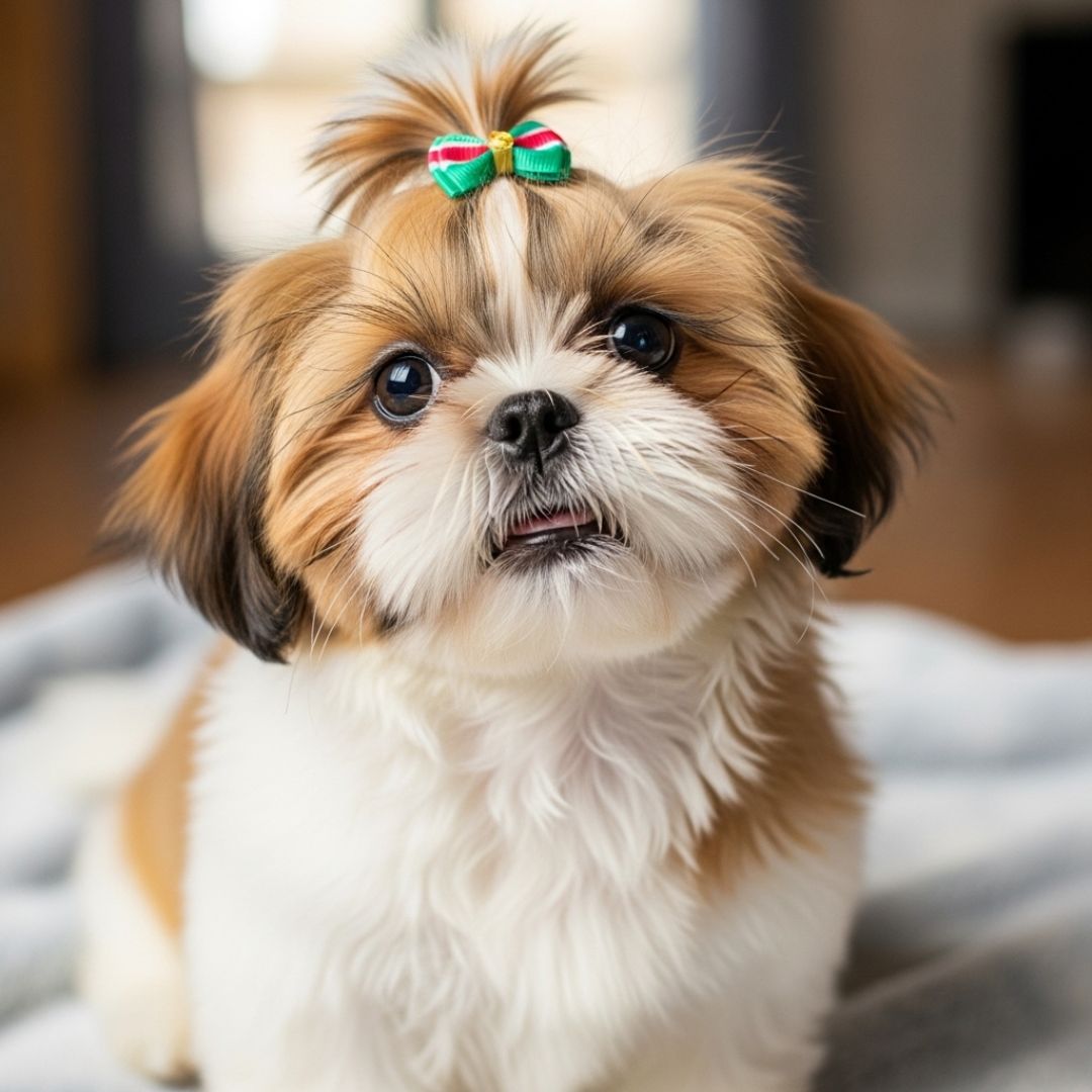 Sleeping Shih Tzu puppy in Pune – purebred, healthy puppy available at Apna Dog