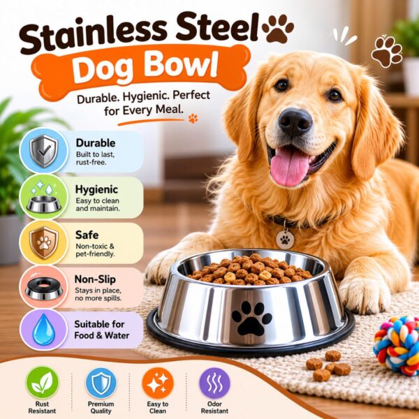 Stainless Steel Dog Bowl