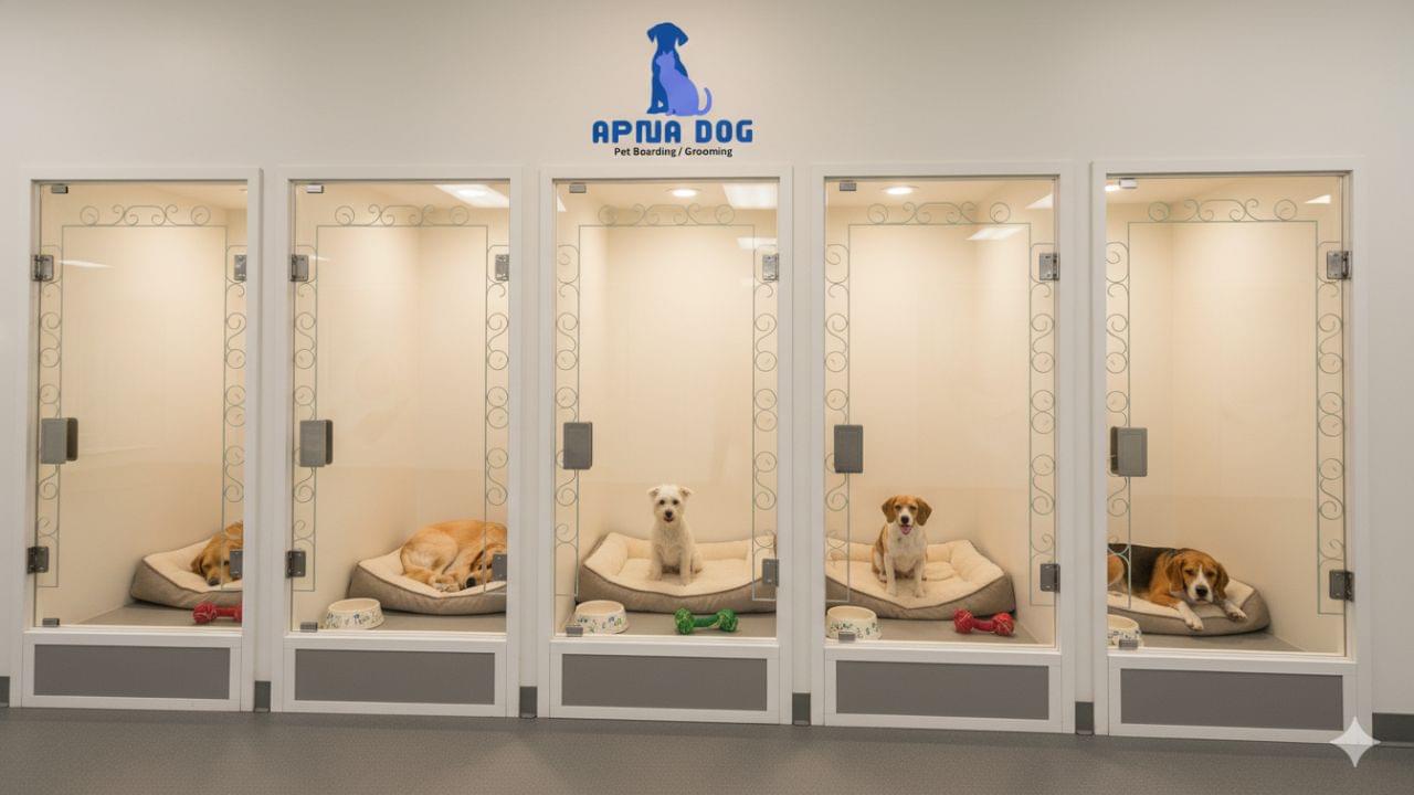 Comfortable accommodation makes dogs feel at home even when away from home.